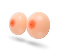 ZWSM Formes mammaires en Silicone réalistes Auto-adhésives, prothèses mammaires Souples pour récupération après Mastectomie, Drag Queens et crossdressers,#3,2XL