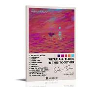 ZWSYHJ Impression sur toile « We're All Alone in This Together » de DaveRetro - Décoration murale pour chambre à coucher - 40 x 60 cm