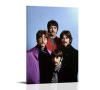 ZWSYHJ The BeatlesRetro Peintures murales esthétiques sur toile, différents styles de gravure, décoration murale pour chambre à coucher, style cadre, 40 x 60 cm
