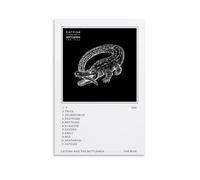 ZWSYHJ The Ride by Catfish And The Bottlemen Peinture murale rétro esthétique sur toile Différents styles de gravure Décoration murale pour chambre à coucher Style sans cadre 60 x 90 cm