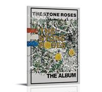 ZWSYHJ The Stone Roses-the Stone RosesPeinture murale rétro esthétique sur toile Différents styles de décoration murale pour chambre à coucher Style cadre 50 x 75 cm