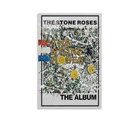 ZWSYHJ The Stone Roses-the Stone RosesPeinture murale rétro esthétique sur toile pour chambre à coucher Style sans cadre 40 x 60 cm