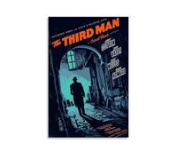 ZWSYHJ The Third Man Peinture murale rétro esthétique sur toile Différents styles de gravure Décoration murale pour chambre à coucher Style sans cadre 20 x 30 cm
