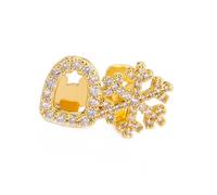 ZWTPGKRD Accessoire léger en cuivre flocon de neige pour un look élégant, accessoire confortable pour offrir un cadeau à un usage quotidien, taille unique, Comme décrit, Comme décrit.