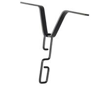 ZWTPGKRD Adaptateur de chaîne de pluie d'extérieur avec revêtement résistant à la rouille - Connecteur de gouttière en forme de V - Crochet de suspension pour un drainage facile