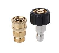 ZWTPGKRD Adaptateur de nettoyeur haute pression 5000 psi - Kit de coupleurs à connexion rapide M22 14 en mousse - Filtre à huile pour aquarium - Éponge purificateur d'air - Bloc bleu pour piscine B