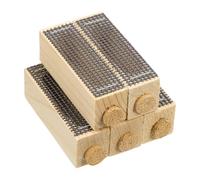 ZWTPGKRD Beekeeper's Récipient ventilé King - Sécurité d'élevage améliorée et entretien de la ferme Appareils apicoles Cage à créatures