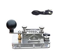 ZWTPGKRD Beginner Friendly Morse Code Telegraph for Easy Learning Morse Code Fundamental Metal Construction Practice Stable