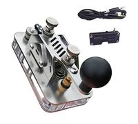 ZWTPGKRD Beginner Friendly Morse Code Telegraph for Easy Learning Morse Code Fundamental Metal Construction Practice Stable