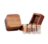ZWTPGKRD Boîte de rangement commémorative pour la conservation des fourrures d'animaux domestiques, dents de bébé, griffes avec bois et verre, sans danger pour la conservation des poils avec cadre en