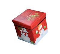 ZWTPGKRD Boîte de rangement pliable pour décorations de Noël et petit espace de rangement pour décoration de bureau