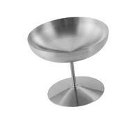 ZWTPGKRD Bols à dessert élégants rétro en acier inoxydable avec base de 150 ml/250 ml pour crème glacée, cocktails, salades, desserts polyvalents en acier inoxydable