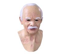 ZWTPGKRD Casque intégral réaliste en latex pour bal masqué, Halloween, cosplay, horreur