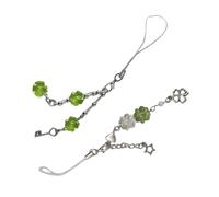 ZWTPGKRD Chaîne de téléphone polyvalente à quatre trèfles - Porte-clé multifonction pour clés et portefeuilles - Breloque en acrylique, Costume, taille unique