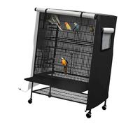 ZWTPGKRD Couverture De Cage À Oiseaux Pratique Étanche À l'eau Et À La Poussière pour Patios Utilise Un Bloc De Lumière Uvs avec Fenêtre De Ventilation Couverture De Sommeil Silencieuse