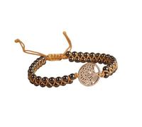 ZWTPGKRD de Perles Turquoise Fait Main Double Couche, y Compris Fermoir réglable et breloque Arbre Symbolique pour Turquoise Africain Naturel