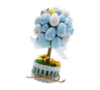 ZWTPGKRD De Simulation De Pâques Respectueuse des Animaux Domestiques avec Œufs À Faible Entretien pour Les Festivals Familiaux Ornement De D'œufs Artificiels sur Le Thème De Pâques pour Les De