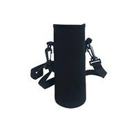 ZWTPGKRD Housses de bouteille d'eau portables avec sangle pour transporter des gobelets isothermes, pochette porte-gobelet, pochette à outils, manchon thermique pour bouteilles, porte-gobelet, Noir