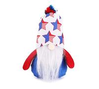 ZWTPGKRD Independence Day Stars Stripes Hat Patriotic Tomte 4th of July Gift Nain Kitchen Plateau Décor Independence Day Jardin Drapeau