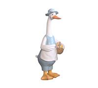 ZWTPGKRD Jolie statue d'animal en résine Canard Décoration exquise Adorable Art Fermier Ornements pour jardin, cour et jardin, décorations d'intérieur, sculpture d'animal Décoration extérieure