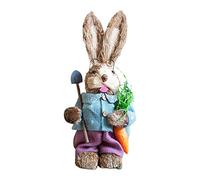 ZWTPGKRD Jolies décorations de Pâques en paille pour décoration de maison, jardin, mariage, accessoires photo, décorations de Pâques pour couronnes