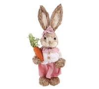 ZWTPGKRD Jolies décorations de Pâques en paille pour décoration de maison, jardin, mariage, accessoires photo, décorations de Pâques pour couronnes