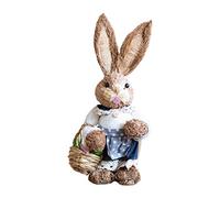 ZWTPGKRD Jolies décorations de Pâques en paille pour décoration de maison, jardin, mariage, accessoires photo, décorations de Pâques pour couronnes