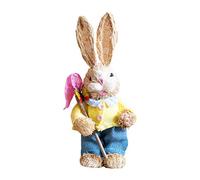 ZWTPGKRD Jolies décorations de Pâques en paille pour décoration de maison, jardin, mariage, accessoires photo, décorations de Pâques pour couronnes