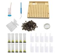 ZWTPGKRD Kit complet de tasse d'élevage d'abeilles pour apiculture, boîte de récupération, outils d'apiculture, panier de drainage, évier, bol de cuisine, cuvette de bain, joints d'étanchéité en acier