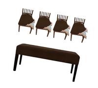 ZWTPGKRD Les Bancs À Cordon Élastique Couvrent des Conceptions Imperméables pour Les Repas Et Les Balcons Utilisent Une Housse De Siège en Matériaux Robustes De Cinq Couleurs