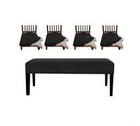 ZWTPGKRD Les Bancs À Cordon Élastique Couvrent des Conceptions Imperméables pour Les Repas Et Les Balcons Utilisent Une Housse De Siège en Matériaux Robustes De Cinq Couleurs