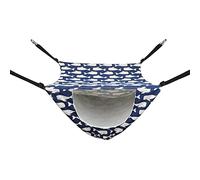 ZWTPGKRD Lit suspendu pour animal domestique Hamac aérien Maison Chaton Cadre d'escalade Double couche Roulement Accessoires pour animaux de compagnie Écureuil Balançoire d'intérieur Chevet