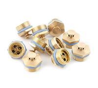 ZWTPGKRD Lot de 10 connecteurs d'arrosage de jardin à 360 degrés avec filetage pour arroseur d'eau d'arrosage et de jardinage - Buse de rechange avec pulvérisation de brume