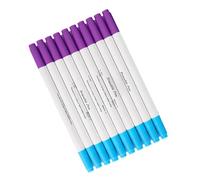 ZWTPGKRD Lot de 10 marqueurs lavables effaçables solubles dans l'eau pour le marquage des tissus - Fournitures de couture pour matelassage