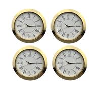 ZWTPGKRD Lot de 4 têtes d'horloge à quartz multifonctions de 55 mm avec chiffres arabes ou romains pour précision et style dans différents réglages d'horloge