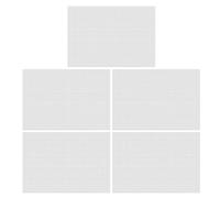 ZWTPGKRD Lot de 5 coussinets de drainage en maille pour pots de fleurs, bonsaïs, grilles inférieures pour pots de jardin, tapis de trou pour plantes