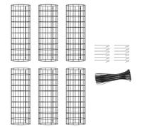 ZWTPGKRD Lot de 6 protections de tronc d'arbre pour protéger le jardin, les coupe-cerfs et les dommages causés aux plantes
