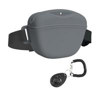 ZWTPGKRD Lot de friandises multi-usage pour chien avec clic-couineur en silicone anti-déversement pour dressage, marche, outil de dressage du comportement des chiens