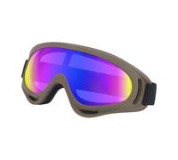 ZWTPGKRD Lunettes de ski résistantes à la buée - Monture flexible - Rembourrage en mousse respirante - Pour motocross, VTT, ski et cyclisme