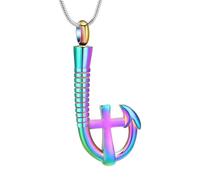 ZWTPGKRD Médaillon De Crémation pour Animaux De Compagnie Symbolisant l'espoir Et La Connexion pour Les Souvenirs des Membres Perdus Et des Membres De La Famille Pendentif Commémoratif en Forme