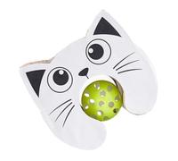 ZWTPGKRD Meubles à gratter félins compacts avec générateur de Bruit intégré, Pliables à l'aide de cartons recyclés, Jouet à gratter