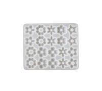 ZWTPGKRD Moule en Silicone pour Boucles d'oreilles à Cinq pétales de Fleurs, idéal pour la décoration et l'artisanat, Moule personnalisé