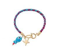 ZWTPGKRD Pendentif léger en perles avec pendentif étoile poisson porte-bonheur multicolore tissé cadeau symbolique chance espoir chaîne de poignet, taille unique, Comme décrit