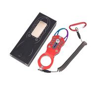 ZWTPGKRD Pince de contrôle portable en acier inoxydable avec câble métallique élastique Design ergonomique pour la pêche au bar Contrôleur de pêche antidérapant