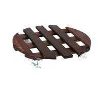 ZWTPGKRD Plateau résistant aux moisissures avec roulettes rotatives à 360 degrés pour extérieur, plate-forme de rangement de jardin, plateau de jardinage portable et robuste, toutes directionnelles