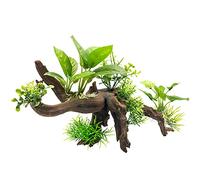 ZWTPGKRD Poisson en résine pour décoration d'aquarium, montagnes, pont, cachettes, roches, grotte pour Betta, décoration d'aquarium, montagne