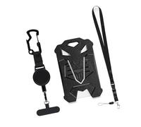 ZWTPGKRD Retractable Keychain, Carabiner Badges Holder,Badges Reel Chain with Retractable Cord for Outdoor Badge Holder Metal Badge Holder with Lanyard