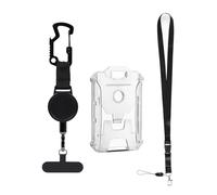 ZWTPGKRD Retractable Keychain, Carabiner Badges Holder,Badges Reel Chain with Retractable Cord for Outdoor Badge Holder Metal Badge Holder with Lanyard