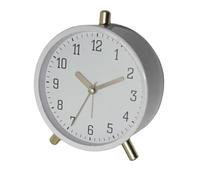 ZWTPGKRD Réveil à quartz silencieux à piles pour enfants et personnes âgées avec affichage facile à lire et fonction veilleuse, horloge de bureau à piles