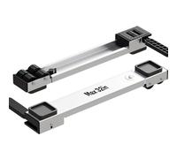 ZWTPGKRD Roulettes en métal antirouille modifiables pour lave-linge, sèche-linge, réfrigérateur, base solide blanche modifiable